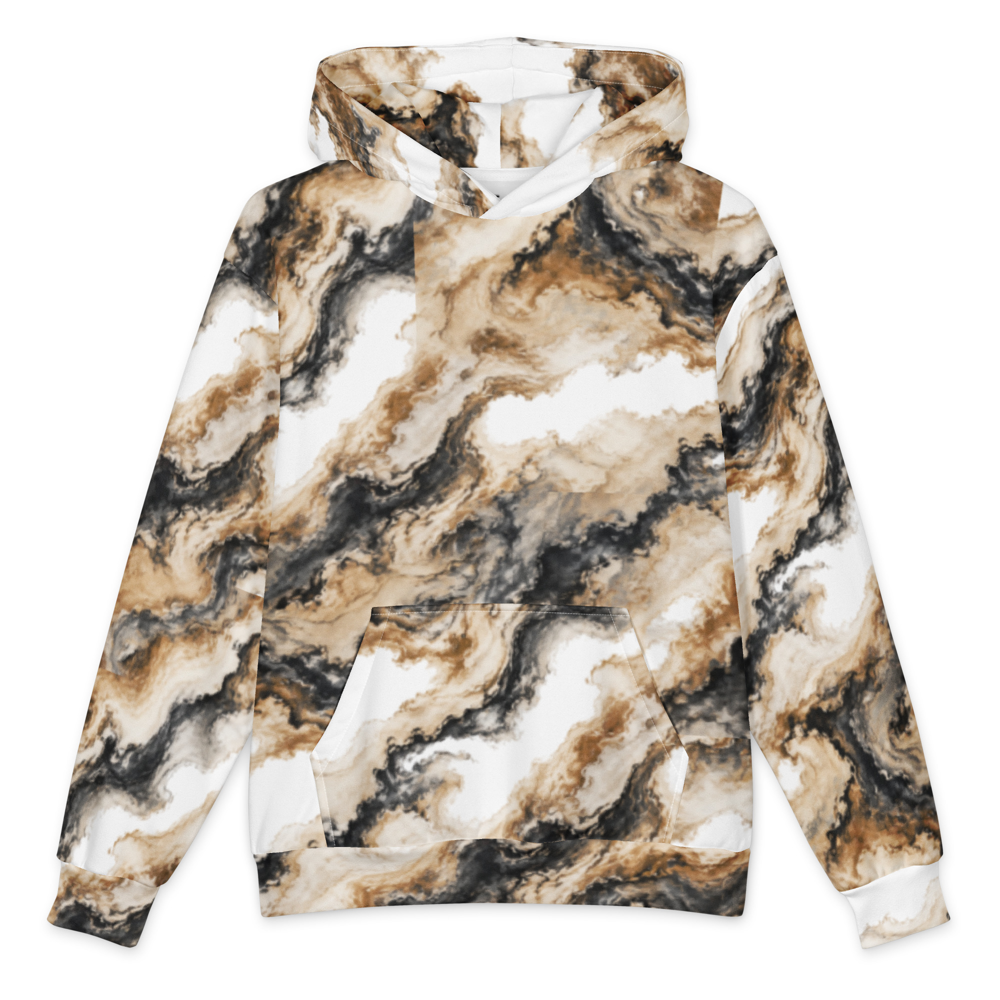 Liquid Marble | Unisex Oversized Cotton Hoodie